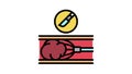 clot removal color icon animation