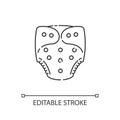 Cloth diaper linear icon