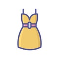Cloth fill inside vector icon which can easily modify or edit
