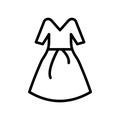 Cloth fill inside vector icon which can easily modify or edit