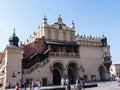 The Cloth Hall on the main Market Square in Krakow, Poland is a haven for shoppers