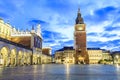 Cloth Hall and old city hall, Krakow, Poland Royalty Free Stock Photo