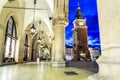 Cloth Hall and old city hall, Krakow, Poland Royalty Free Stock Photo