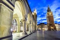 Cloth Hall and old city hall, Krakow, Poland Royalty Free Stock Photo