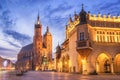 St Mary s Church at Main Market Square in Cracow, Poland Royalty Free Stock Photo