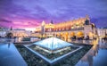 Cloth Hall Sukiennice building in Krakow, Poland Royalty Free Stock Photo