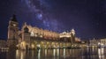 Cloth Hall Sukiennice building in Krakow, Poland Royalty Free Stock Photo