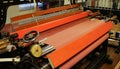 Cloth making machine using threads to create clothes Royalty Free Stock Photo
