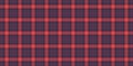 Cloth pattern textile fabric, old-fashioned background plaid tartan. Installing texture check vector seamless in pink and dark