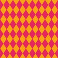 Cloth with red and yellow diamond pattern Royalty Free Stock Photo