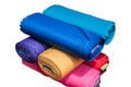 The cloth rolls Royalty Free Stock Photo