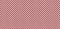 Diagonal red and white Gingham pattern Texture Royalty Free Stock Photo