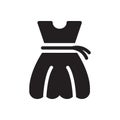 Cloth vector glyph flat icon Royalty Free Stock Photo