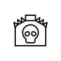 Clothe, shirt icon. Simple line, outline vector elements of rock n roll icons for ui and ux, website or mobile application