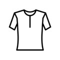 Clothes fill inside vector icon which can easily modify or edit