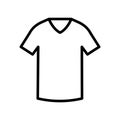 Clothes fill inside vector icon which can easily modify or edit