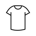 Clothes fill inside vector icon which can easily modify or edit