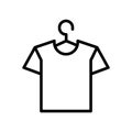 Clothes fill inside vector icon which can easily modify or edit
