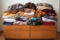 clothes folded using the konmari method