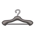 Clothes hanger icon, cartoon style Royalty Free Stock Photo