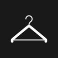 Clothes hanger icon. Coat rack symbol. Flat Vector illustration Royalty Free Stock Photo