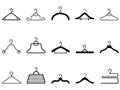 Clothes hangers icon