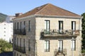 Clothes hanging on balcony