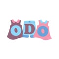 Clothes for kids letring odo logo