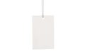 Clothes label tag blank white mockup