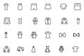 Clothes Line Vector Icons 3