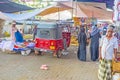 The clothes market of Negombo