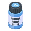Clothes paint jar icon, isometric style Royalty Free Stock Photo