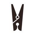 Clothes peg icon Royalty Free Stock Photo