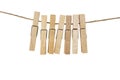 Clothes Pegs Royalty Free Stock Photo