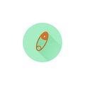 Clothes pin vector flat icon Royalty Free Stock Photo