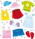 Clothes series- summer Royalty Free Stock Photo
