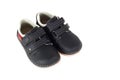 Clothes, shoes and accessories - Children black shoes. Isolated