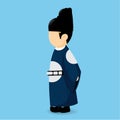 Clothes Traditional culture of Korean , Character cartoon vector design