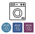 Clothes washer line icon Royalty Free Stock Photo