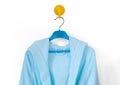 Clotheshanger With a Bathrobe Royalty Free Stock Photo