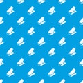 Clothespin pattern vector seamless blue