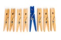 Clothespins Royalty Free Stock Photo