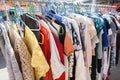 Clothing on display racks, Koh Pha Ngan, Thailand Royalty Free Stock Photo