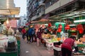 Chinese market in Kowloon, Hong Kong.