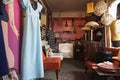 Clothing And Furniture In Second Hand Store