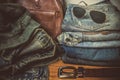 Clothing for mens - tone vintage Royalty Free Stock Photo