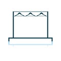 Clothing Rail With Hangers Icon