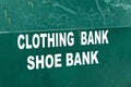 Clothing & Shoe Bank, Warminster, Wiltshire, United Kingdom