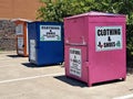 Clothing and Shoes Donation Bins