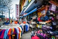 Clothing store in Chinatown, in Toronto, Ontario.